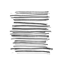 Sketch hatching. Pen doodle freehand line strokes chalk scribble black line sketch. Vector