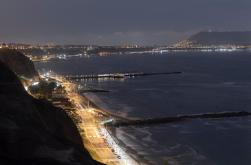 aerial view of Lima beach