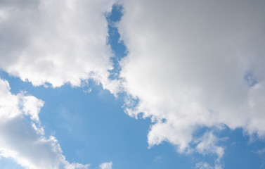 blue sky with clouds as wallpaper