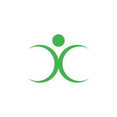 Human Healthy Life Logo template vector