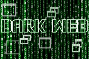Fototapeta premium dark web site