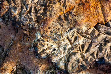 Abstract background closeup minerals surface. Semi-precious stone detailed view.