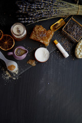 Honey and Lavender based natural handmade cosmetics 