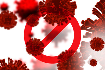 blood dna of nCov covid-19 structure coronavirus crisis outbreak pandemic biohazard cell atom...