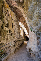 Sant Miquel del Fai in Barcelona, Catalonia, Spain.