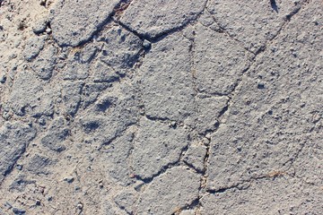 Cracked grey asphalt city heat summer heat