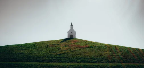 Foto op Canvas Minimal Church © Thomas Milton