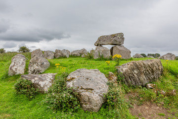 Dolmen Grab in Carrowmore Megalithic Cemetery - County Sligo, Irland