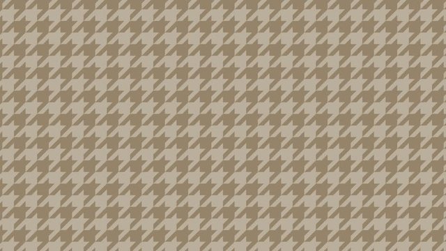 Houndstooth large pattern of brown. Seamless loop.