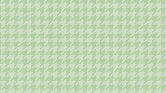 Houndstooth large pattern of green. Seamless loop.