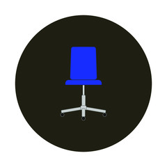 office chair on white background