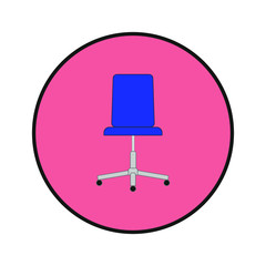 office chair on white background