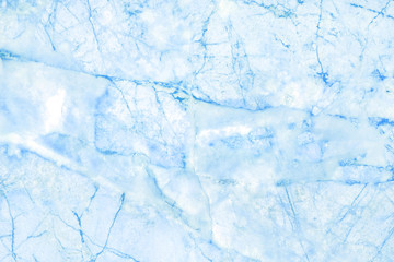 Fototapeta premium Light blue marble floor texture background with high resolution, counter top view of natural tiles stone in seamless glitter pattern and luxurious.