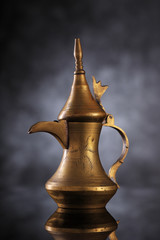 Middle Eastern Culture Dallah - the arabic coffee / tea pot used in old times