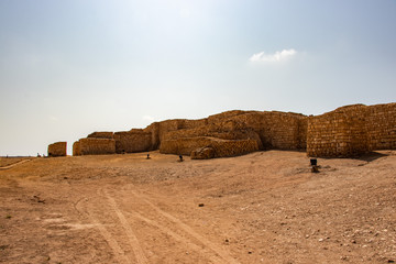 Ruins of Khor Rori and Sumhuram historical Unesco site in Taqa near Salalah in Oman