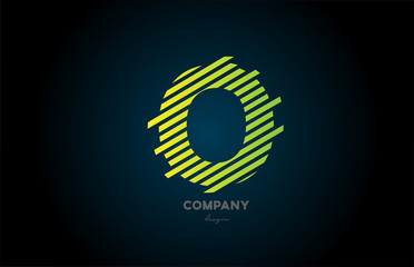 O black red white alphabet letter logo icon with grunge design for company and business