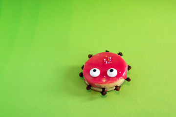 Corona Virus Keks, süß und niedlich