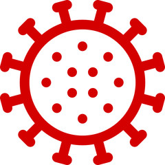 Logo Virus. grippe. coronavirus