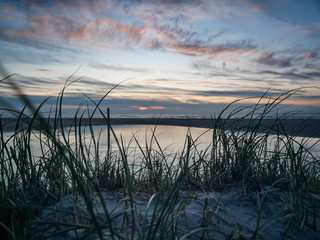 Sonnenuntergang in Dänemarks Dünen
