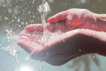 Fototapeta premium hand wash can keep away infectious viral disease (coronavirus disease)