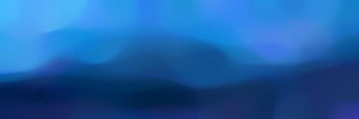 smooth iridescent horizontal card background graphic with dodger blue, midnight blue and strong blue colors and space for text or image