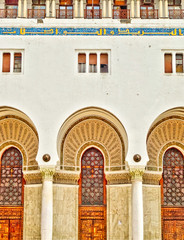 Algiers colonial architecture, Algeria, HDR Image