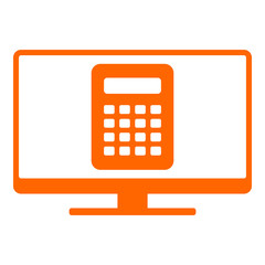 Taschenrechner und Monitor