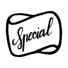Hand Drawn Special Ribbon Illustration