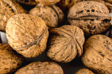Chestnut textures photographed with macro photography