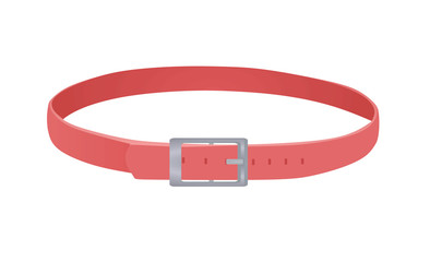 Pink ants belt. vector illustration