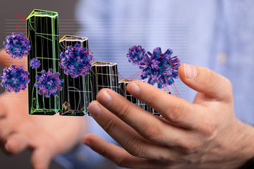 The coronavirus impacts the global economy..
