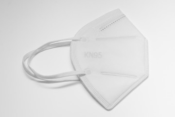 KN95 mask on white background 2