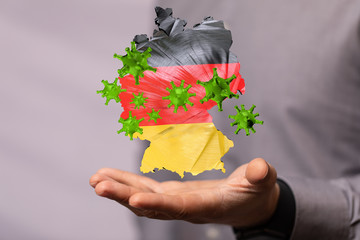 epidemic coronavirus 2019-nCoV 3d  germany
