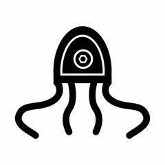 alien space object simple icon