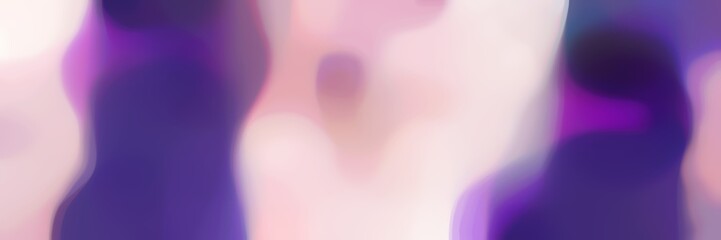 soft blurred iridescent horizontal banner background texture with dark slate blue, pastel violet and pastel pink colors space for text or image