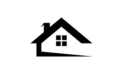 Obraz na płótnie Canvas simple home logo