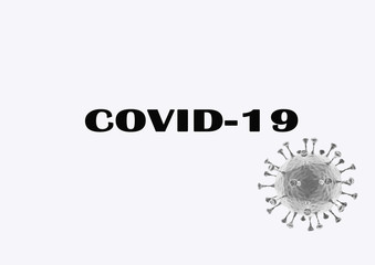 Coronavirus 2019. Disease and death all over the world. Virus, epidemic, disease, death, pandemic, quarantine, self-isolation.