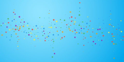 Festive confetti. Celebration stars. Joyous stars 