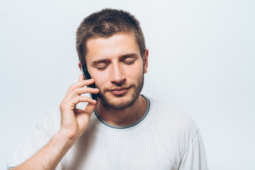 A man with a smartphone