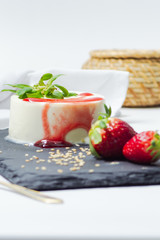 Flan de Queso Mascarpone, postre típico de Italia