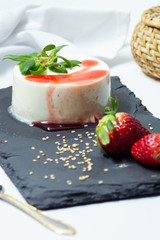 Flan de Queso Mascarpone, postre típico de Italia