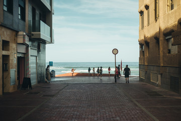 Oceanview on the streets of Las Palmas, Gran Canaria