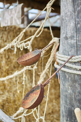 Old household items of the past.