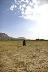 Fototapeta premium road trip à moto