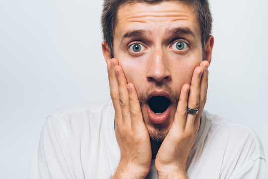 Shocked man