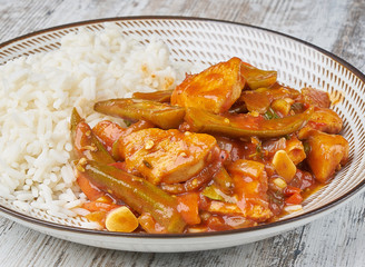 vegetable stew with rice