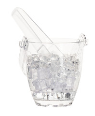 bucket for ice with nippers