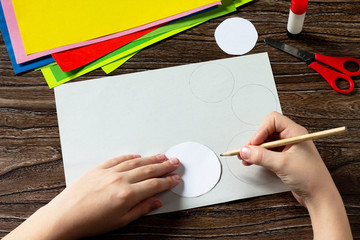 Instructions, step 2. Paper decor butterflies or summer garland. Handmade paper ideas. The project...