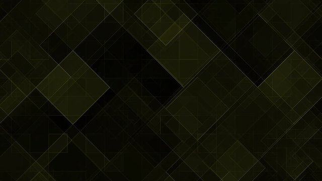 Gatsby Art deco 20's style animated pattern. Gold modern early 20th century ornament builds up and appears on black background. Geometric elegant abstract with glamorous shiny lines with flare