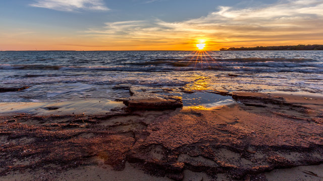 sunset at Fannie Bay, Darwin, Australia